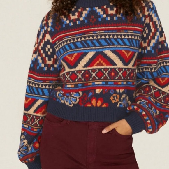 Farm Rio Ainika Tapestry Blue/Red
Sweater XS BNWOT - Picture 7 of 11
